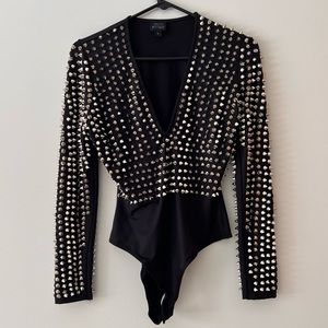 Pretty Attitude Studded Bodysuit